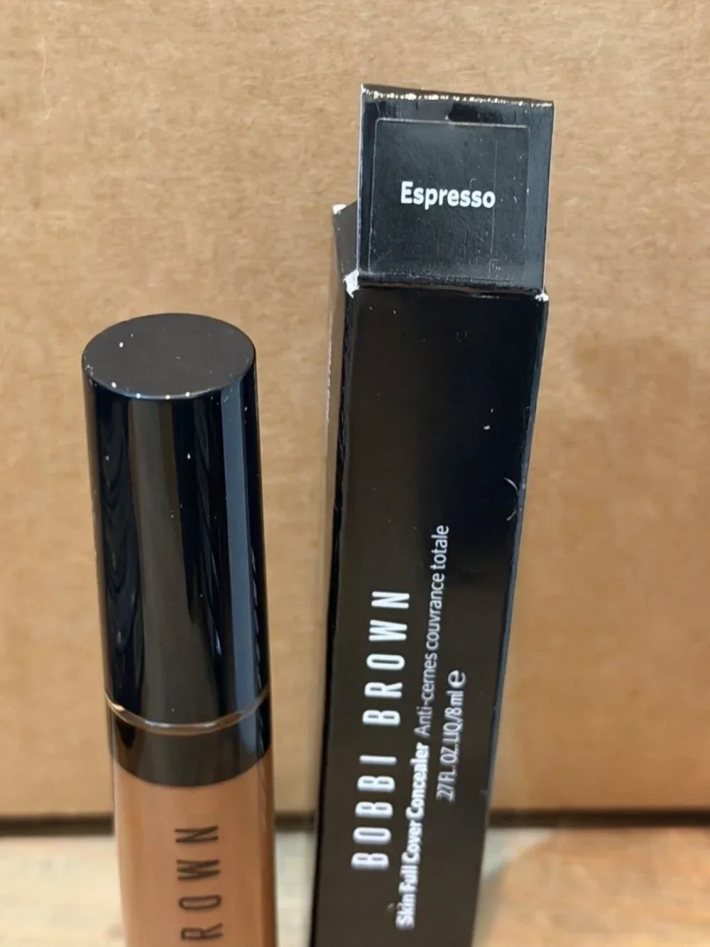 Bobbi Brown Skin Full Cover Concealer ESPRESSO .27 oz Full Size New W/ Box